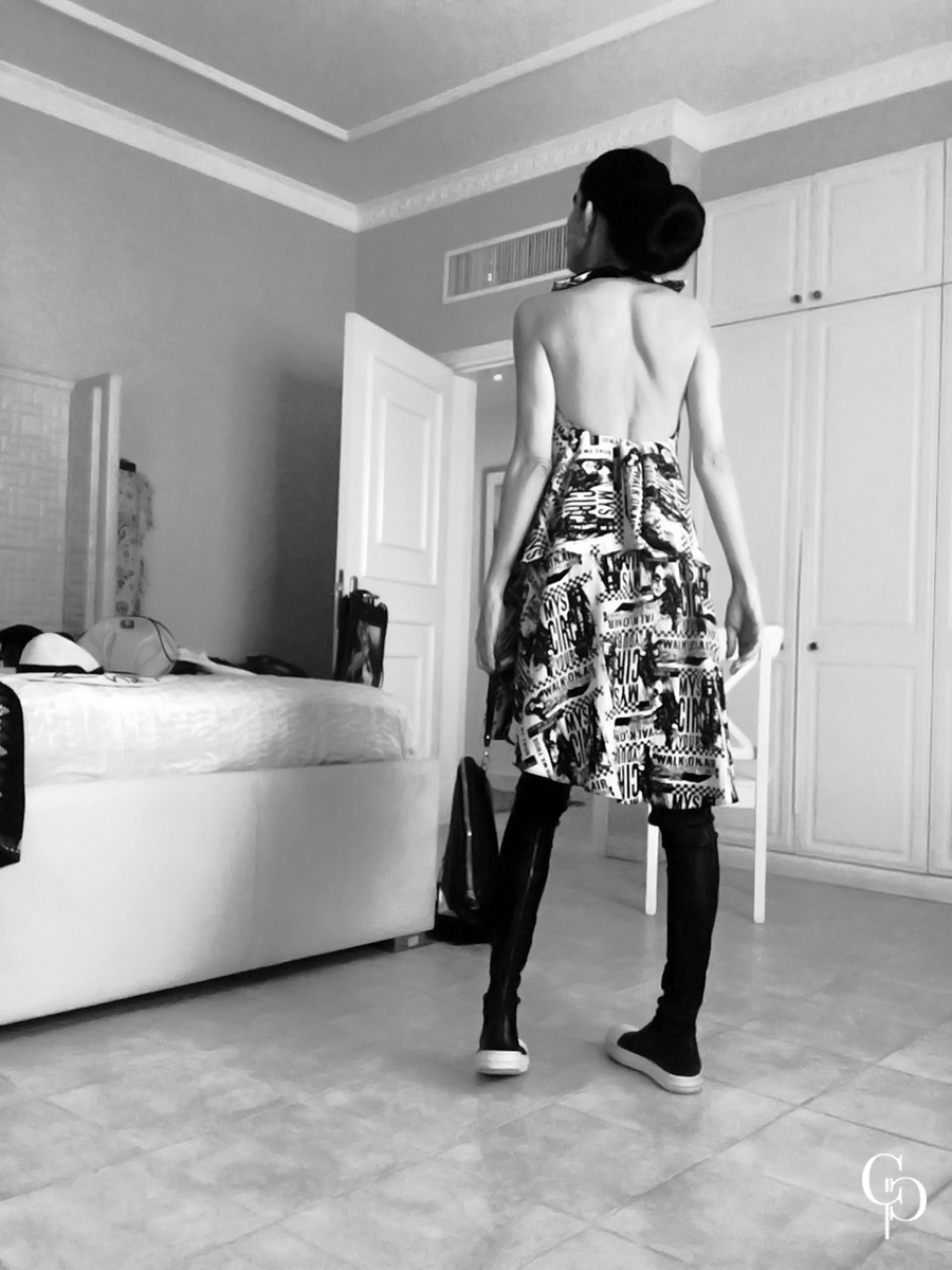 NEWSPAPER DRESS