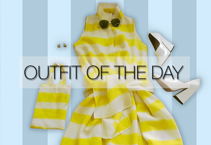 MY BEAUTIFUL YELLOW LINEN DRESS